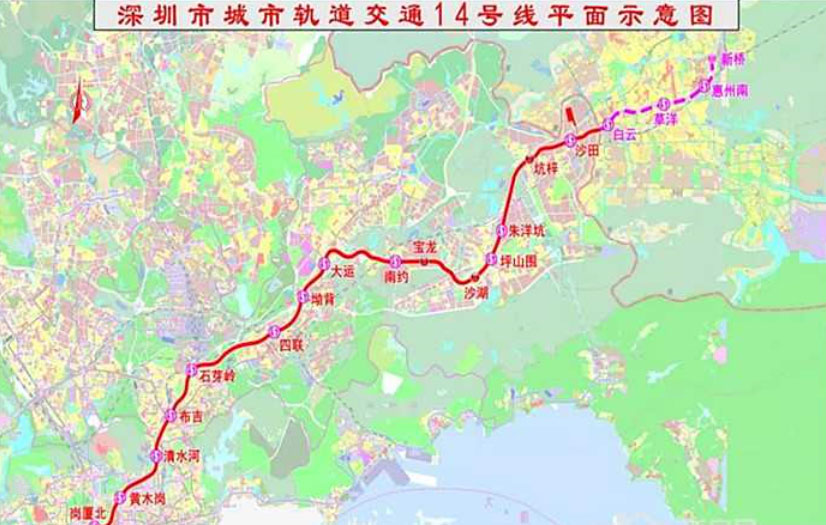 深圳地铁14号线,对惠州楼市有什么影响和带动?